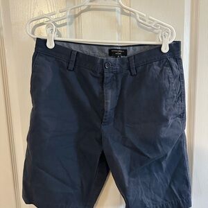 Banana Republic Flat Front Blue Chino Shorts